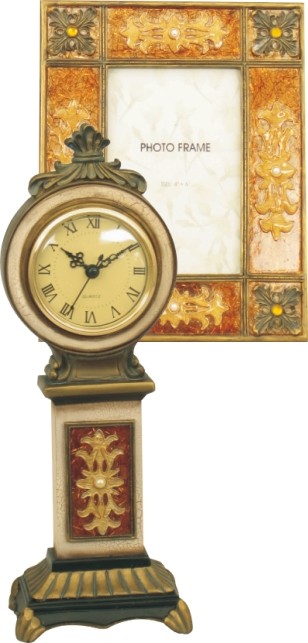 Clock & Photo Frame