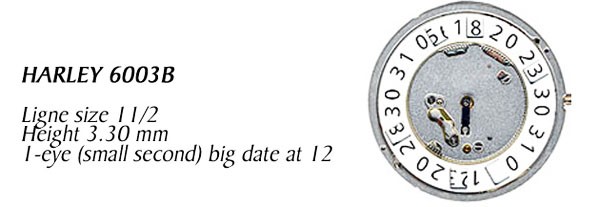 6003B Watch Movement