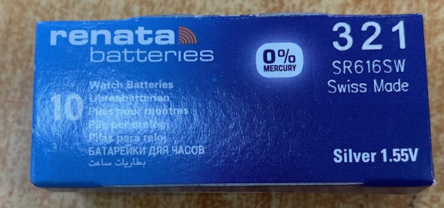 321 Renata Battery