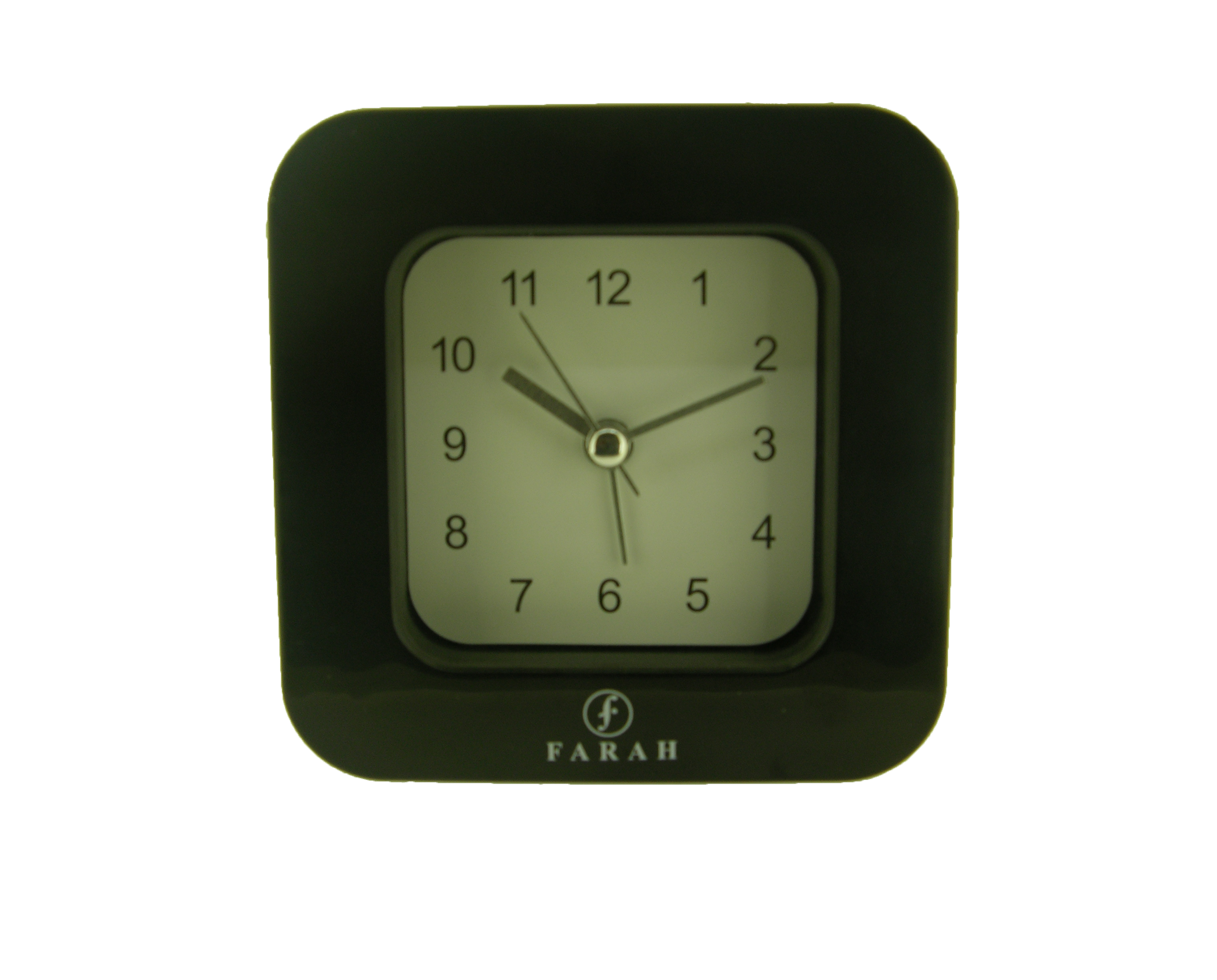 ALARM CLOCK BLACK 90X90mm