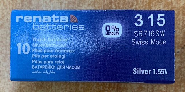 315 Renata Battery