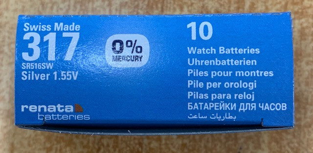 317 Renata Battery