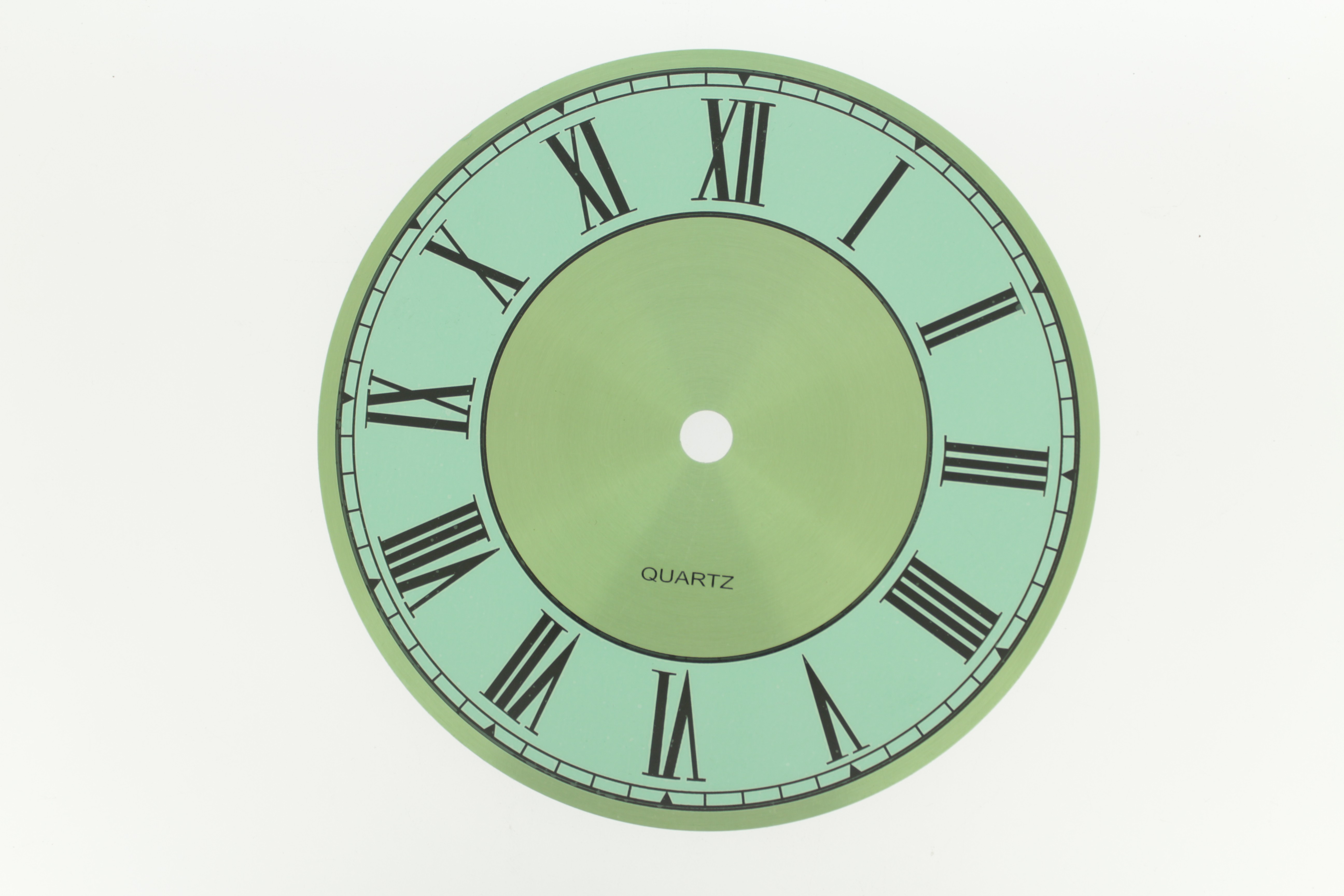 CLOCK DIAL 150mm WHT/GOLD ROMAN
