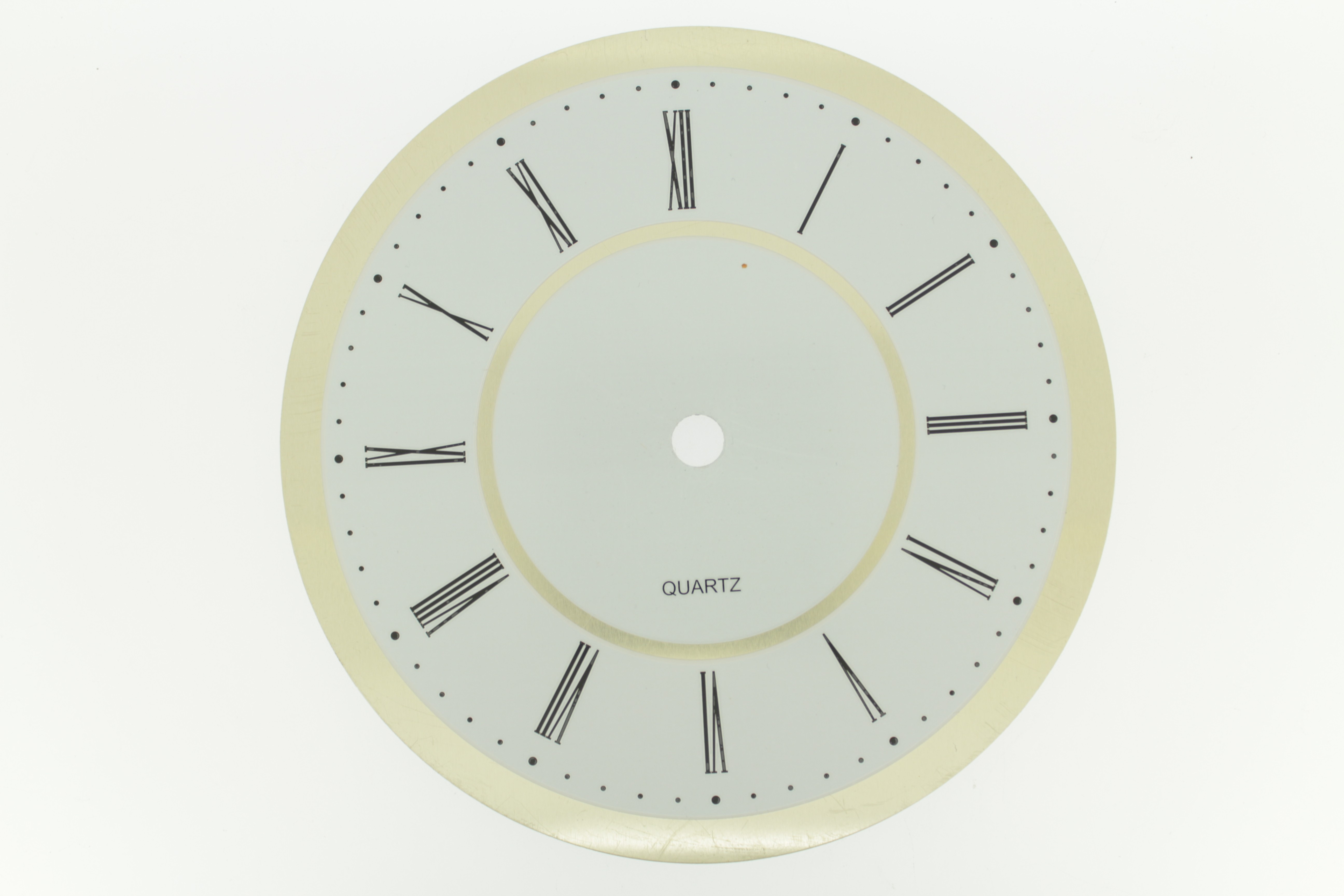 CLOCK DIAL 160mm WHITE ROMAN