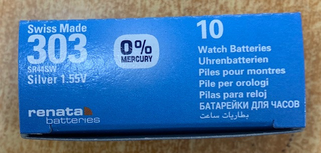 303 Renata Batteries