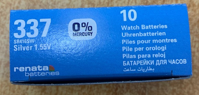 337 Renata Batt Seiko Watch