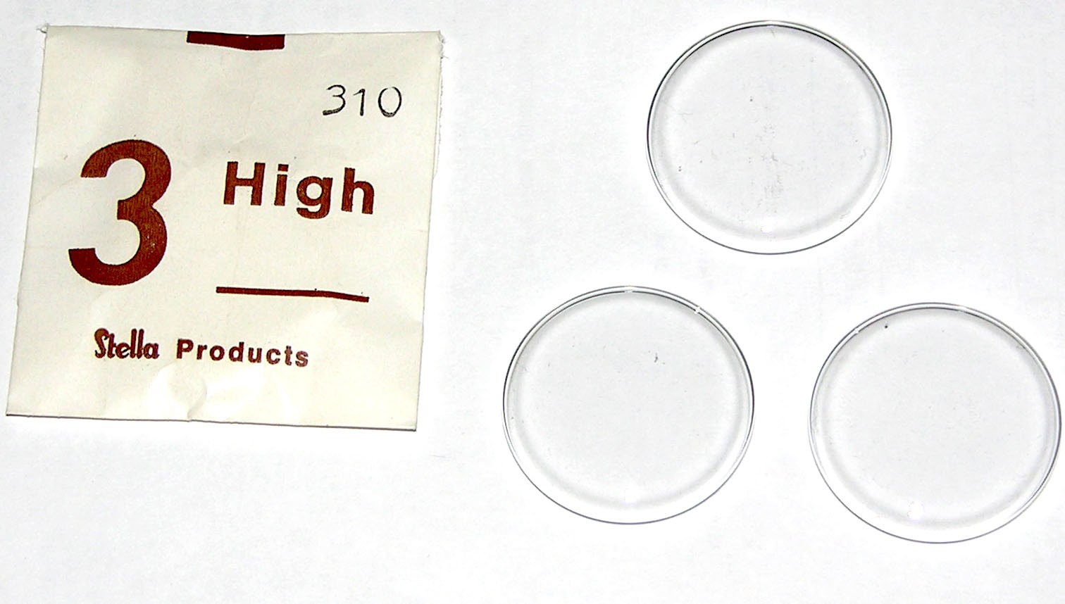 3 High Glasses