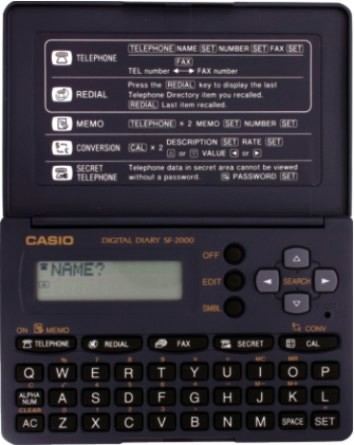 Casio Digital Diary Calculator