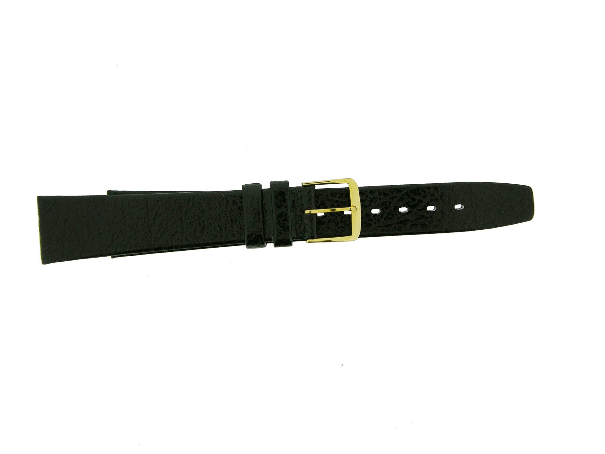Blk Matt Leather Strap